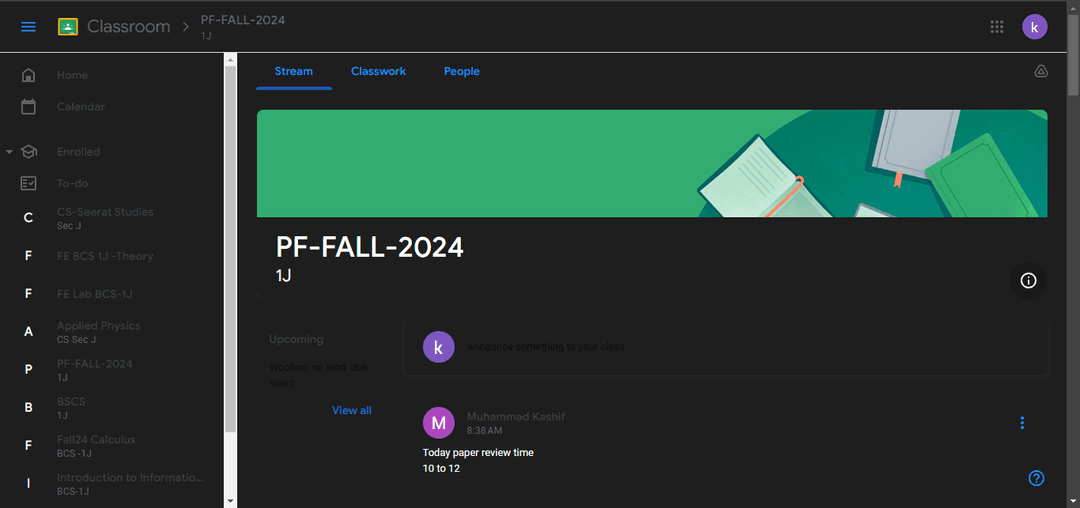 DARKMODE-Google Classroom Extension